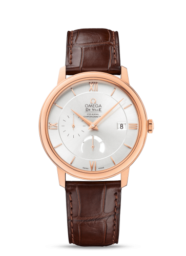 Omega De Ville Prestige Co-Axial 39.5 Power Reserve Red Gold / Silver
